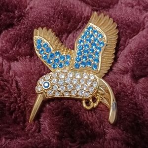 Vintage bird brooch